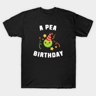 Funny Birthday Food Peas Pun T-Shirt